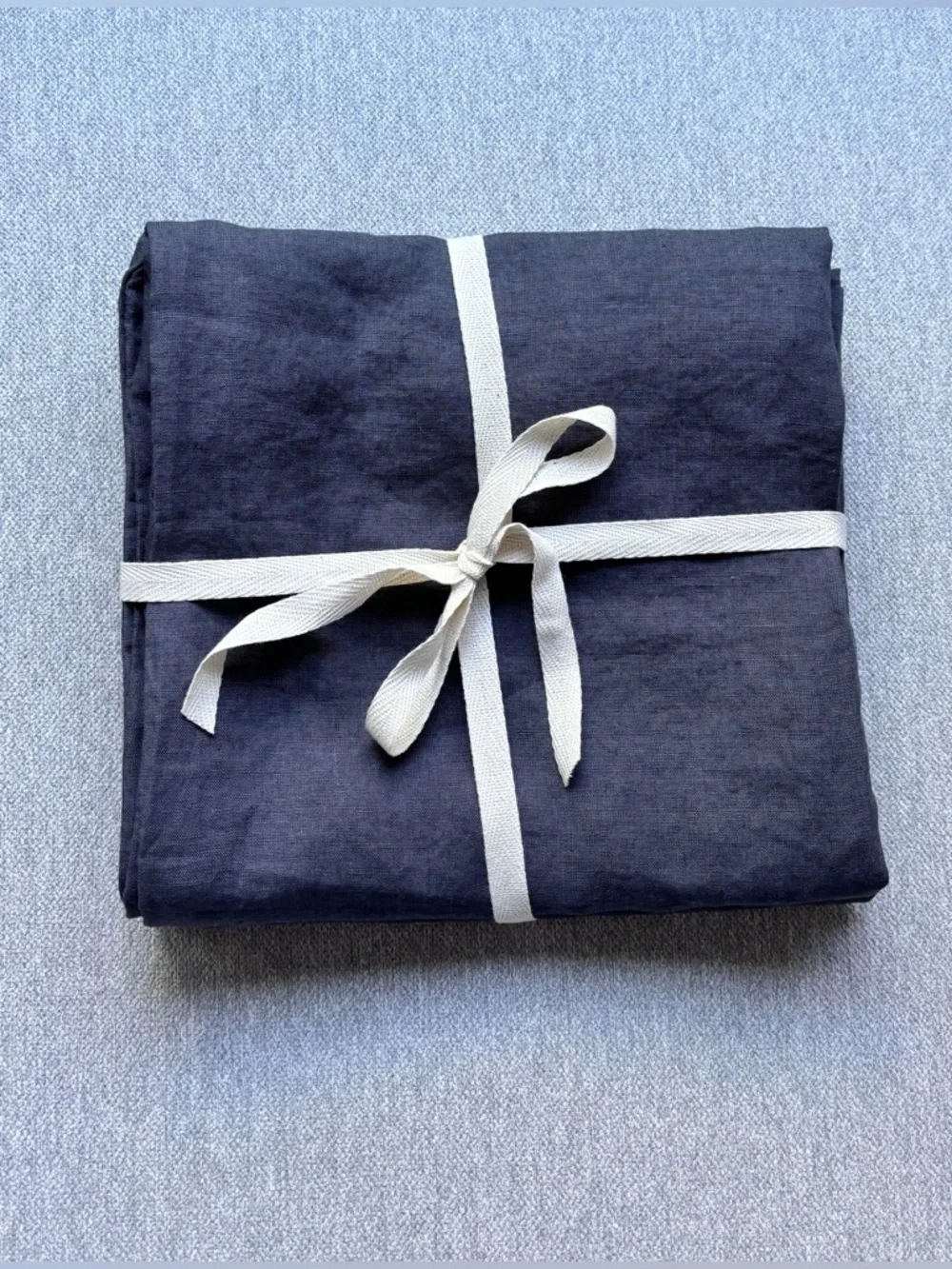 Quince European Linen Sham Set King Charcoal Set of 2 NWOT